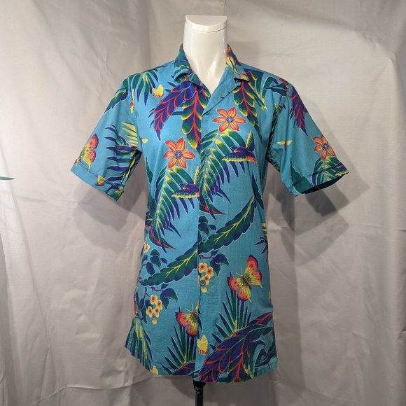 Four Winds Men's Vintage Hawaiian Shirt Size Small - Picture 1 of 10